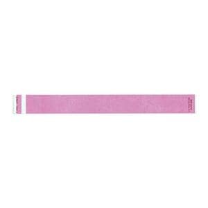 Short Stay Write-On Wristband Tyvek Pink Adult 1000/Bx