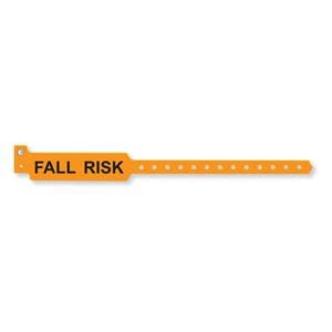 Conf-ID-ent Alert Wristband Poly Orange Adult 500/Ca