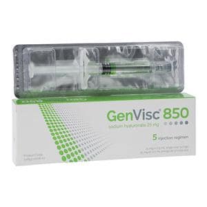 GenVisc 850 Injection 10mg/mL Prefilled Syringe 2.5mL Ea