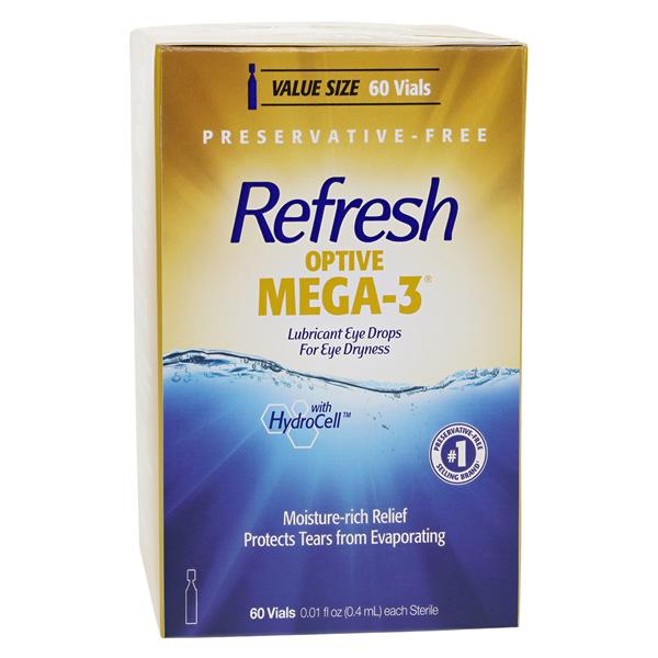 Refresh Optive Lubricating Drops Preservative Free 0.4mL 60/Bx