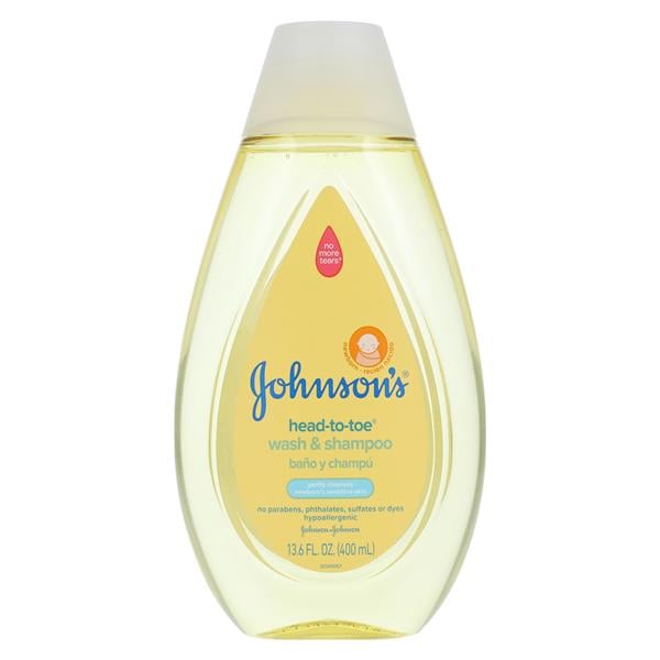 Johnson's Baby Shampoo/Wash No Mr Trs/Hd-2-Toe Dsp Unsx Hypallrgn 13.6ozBt