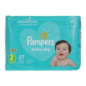 Pampers Baby-Dry Diapers Size 2 12-18lbs 37/Pk, 4 PK/CA