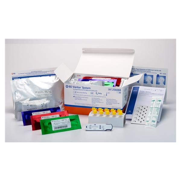 BD Veritor Sars-CoV-2 & Flu A+B Test Kit CLIA Waived 30/Bx