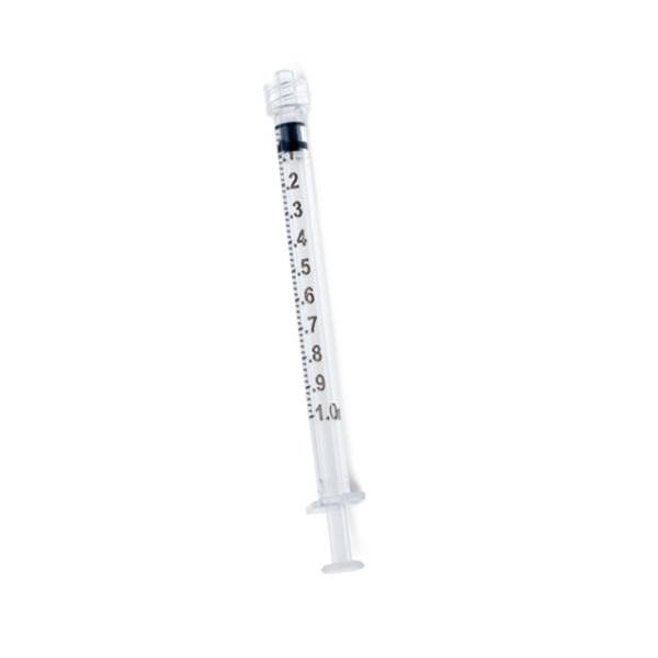 Luer Lock Syringe 1mL No Dead Space 800/Ca