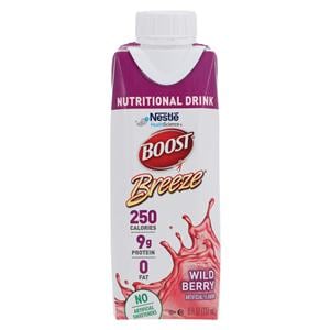 Boost Breeze Nutrition Beverage Wild Berry 8oz Carton 24/CA