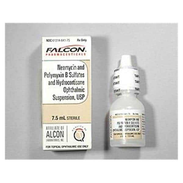 Neomycin/Polymyxin B Sulfate/Hydrocortisone Ophthalmic Suspension Btl 7.5mL Each