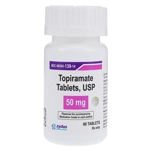 Topiramate Tablets 50mg Bottle 60/Bottle Each