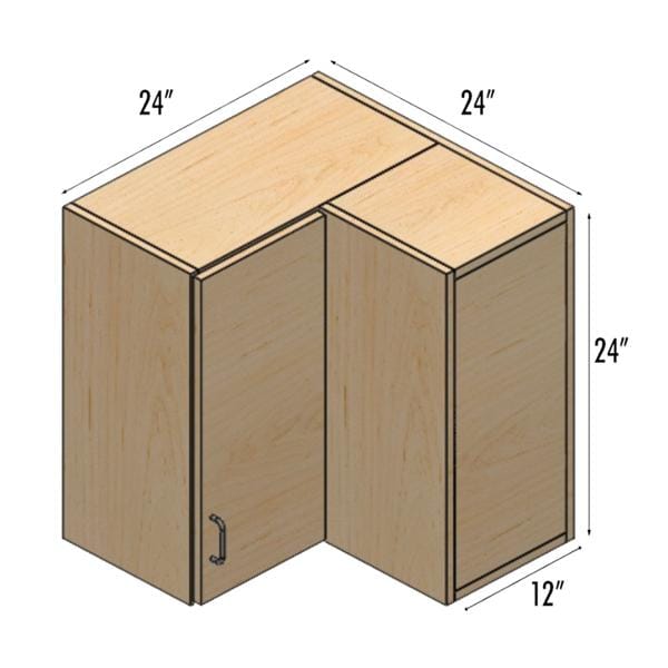 Cabinet Base (2) Hngd Drs/(1) Adj Shlf Str-Edg Wl Med Cbnts 24x24x36" Ea