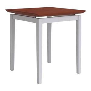 Lenox Steel End Table High Pressure Laminate Chelsea Mahogany W/ Lmnt Tbltp Ea