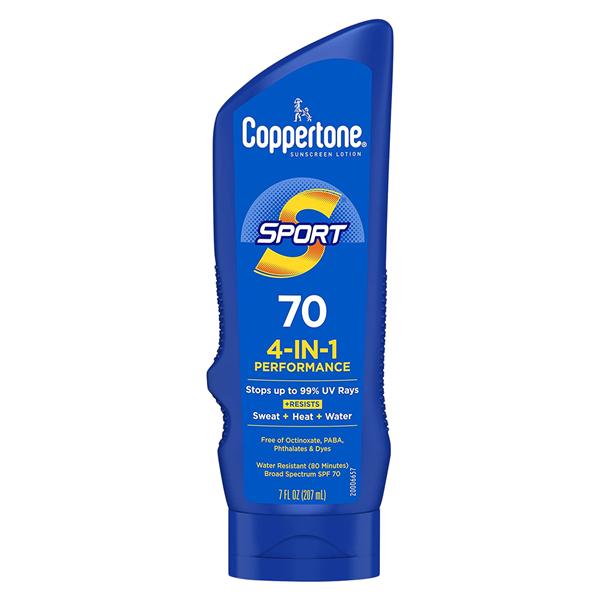 Coppertone Sport Sunscreen Lotion Fragrance Free Skn Adlt 7oz Spray Wtr Rstnt Ea, 12 EA/CA