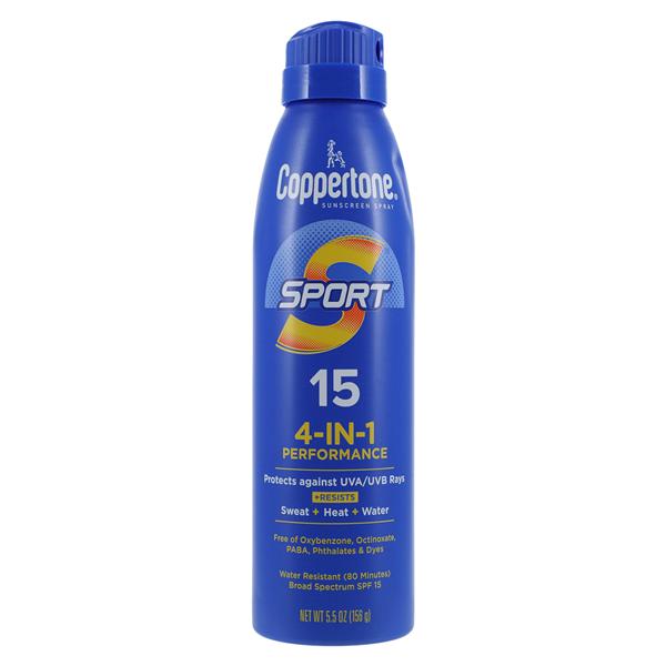 Coppertone Sport Sunscreen Spray Frgrnc Fr Adlt 5.5oz Continuous Wtr Rstnt Ea