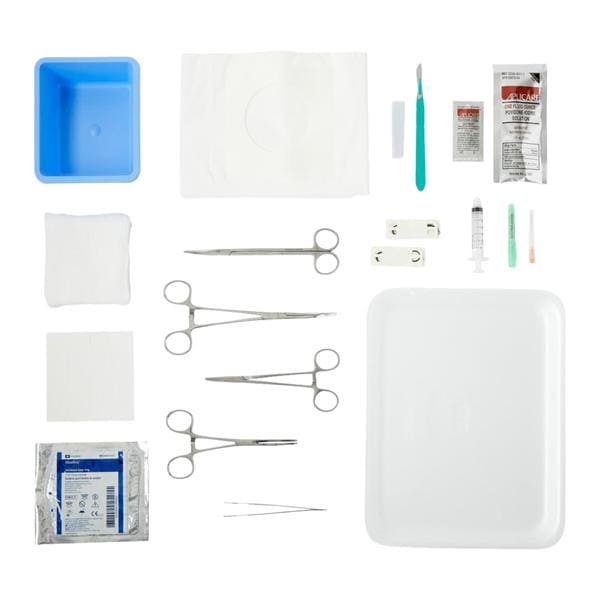 Insertion Chest Tube Tray Lidocaine