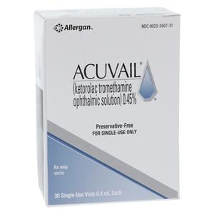 Acuvail Ophthalmic Solution 0.45% SDV 0.4mL 30/Bx