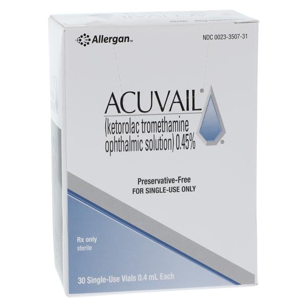 Acuvail Ophthalmic Solution 0.45% SDV 0.4mL 30/Bx