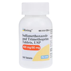 Sulfamethoxazole/Trimethoprim Tablets 400mg/80mg Bottle 100/Bottle Each