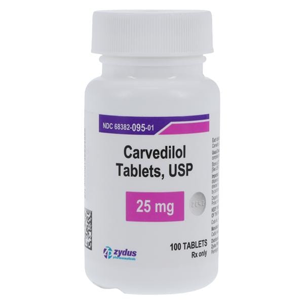 Carvedilol 25mg 100/Bt