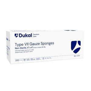 Premium Care Cotton Type VII Gauze Sponge 4x4" 16 Ply Non-Sterile LF