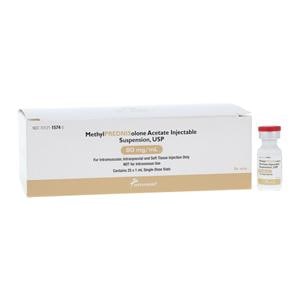 Methylprednisolone Acetate Injection 80mg/mL SDV 1mL 25/Package