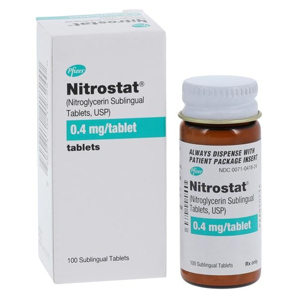 Nitrostat 0.4mg 100/Bt