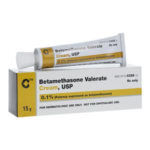 Betamethasone Valerate Topical Cream 0.1% Tube 15gm Each