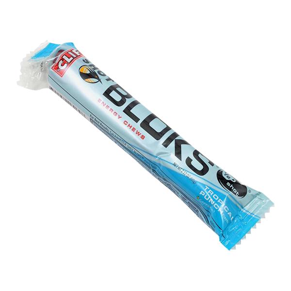 Clif Bloks Energy Chews Tropical Punch Individually Wrapped 18/Bx