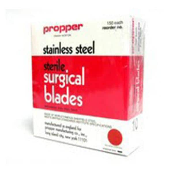 Stainless Steel Sterile Surgical Blade #12 Disposable 150/Bx