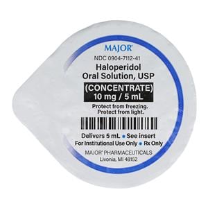 Haloperidol Oral Solution 2mg/mL UD Cup 5mL 100/Package