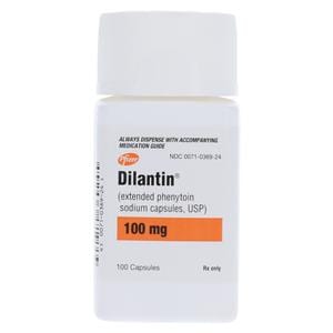 Dilantin Extended-Release Capsules 100mg Bottle 100/Bottle Each