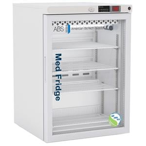 Vaccine Refrigerator New 5.2 Cu Ft Glass Door 2 to 8°C Ea