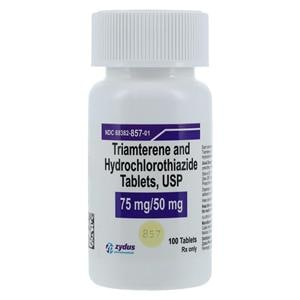 Triamterene/HCTZ Tablets 75mg/50mg Bottle 100/Bottle Each