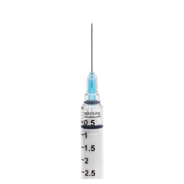 Reli Hypodermic Needle/Syringe 22gx1-1/2" 3mL Black Retractable Sfty LDS 100/Bx, 10 BX/CA