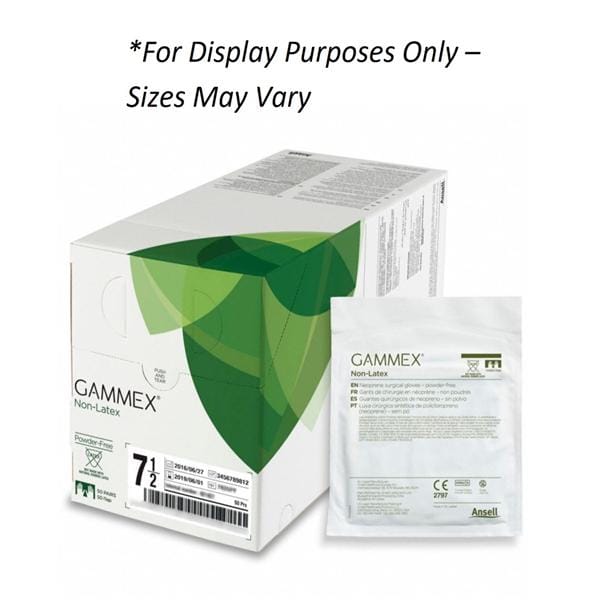 Gammex Neoprene Surgical Gloves 8.5 Green