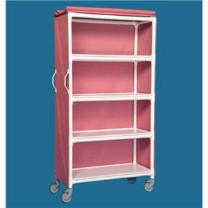 Linen Cart 20x50x81" (4) 5" Caster/2 Locking