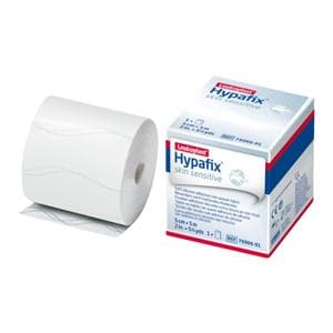 Hypafix Fixation Tape Soft Silicone 2"x5yd White 24Rl/Ca