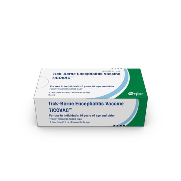 TICOVAC Vaccine Tick-Borne Encephalitis (TBE) Injectable 0.5mL Prefl Syr Ea