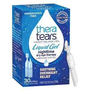 TheraTears Lubricant Eye Drops Dy Ey Thrpy Gel Preservative Free Nightime 30/Bx