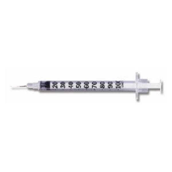 BD Needle Needle/ Syringe 27gx5/8" 1cc Conventional Low Dead Space 100/Bx