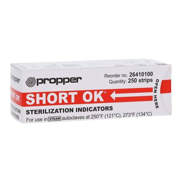 OK Sterilization Indicator 4 in 250/Bx