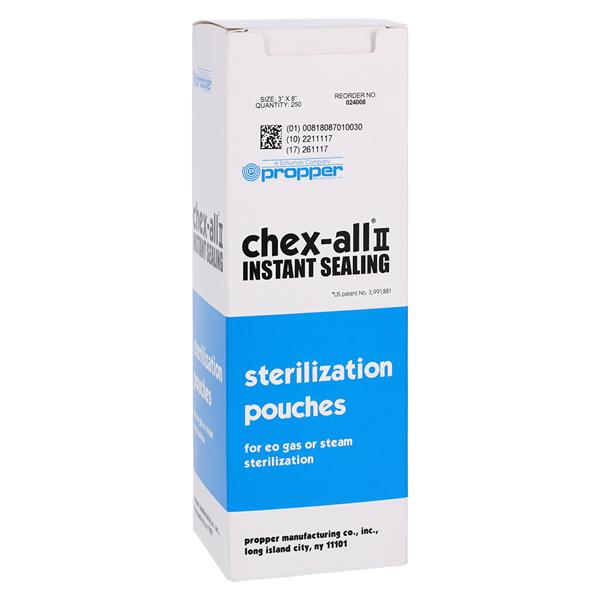 Chex-All Sterilization Pouch Instant Seal 3 in x 8 in 250/Bx