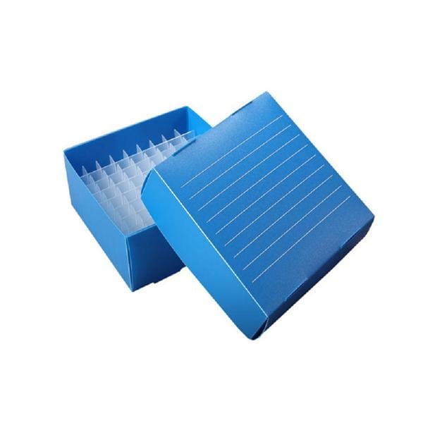 Cryogenic Box Freezer Polypropylene Blue 1.52mL 10/Pk