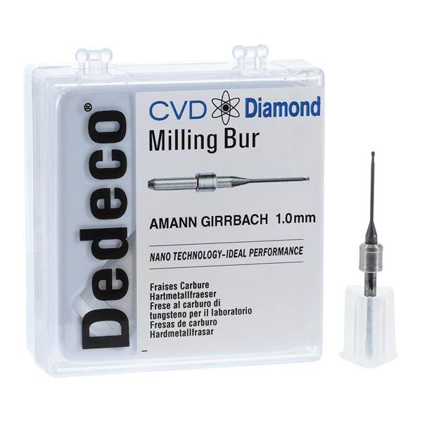 CVD Diamond Milling Bur 1.0mm Ea