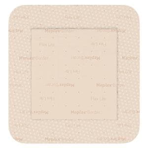 Mepilex Border Flex Lite Foam Wound Dressing 4x4" Square Tan