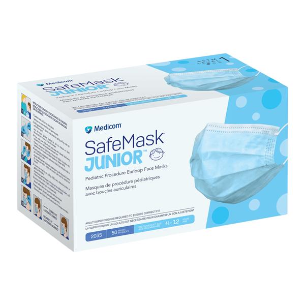 SafeMask Architect JR Face Mask Face Mask ASTM Level 1 Blue Pediatric 50/Bx, 10 BX/CA