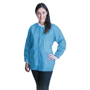 FitMe PPE Lab Jacket Not Rated SMS Medium Sky Blue 10/Bg