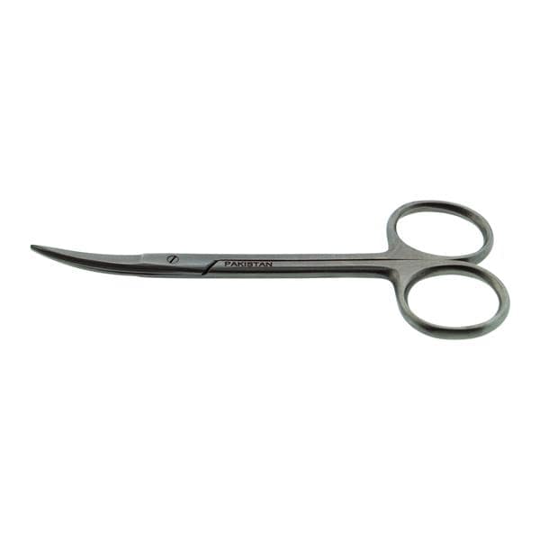 Iris Operating Scissor Curved 4-1/2" Stainless Steel Sterile Disposable 10/BX