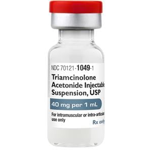 Triamcinolone Acetonide Injection 40mg/mL SDV 1mL 1mL/Vl