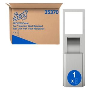 Scott Pro Wall Unit Silver Stainless Steel Ea