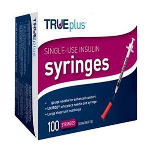 TruePlus Insulin Syringe 31gx5/16" 0.3cc _ Low Dead Space 800/Ca