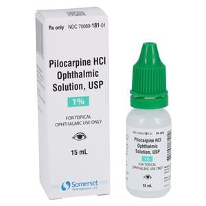 Pilocarpine HCl Ophthalmic Solution 1% Bottle 15mL Each