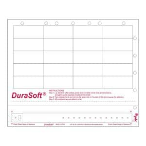 DuraSoft Laser Wristband & Label Poly/Paper White Adult 20000/Ca